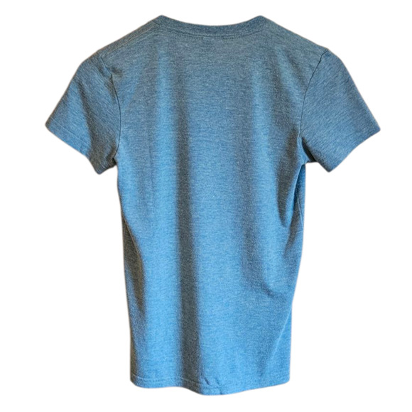 Montana Is For Badasses TShirt Teal Yellow Women's Small - Picture 5 of 5